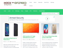 Tablet Screenshot of hackmyandroid.com